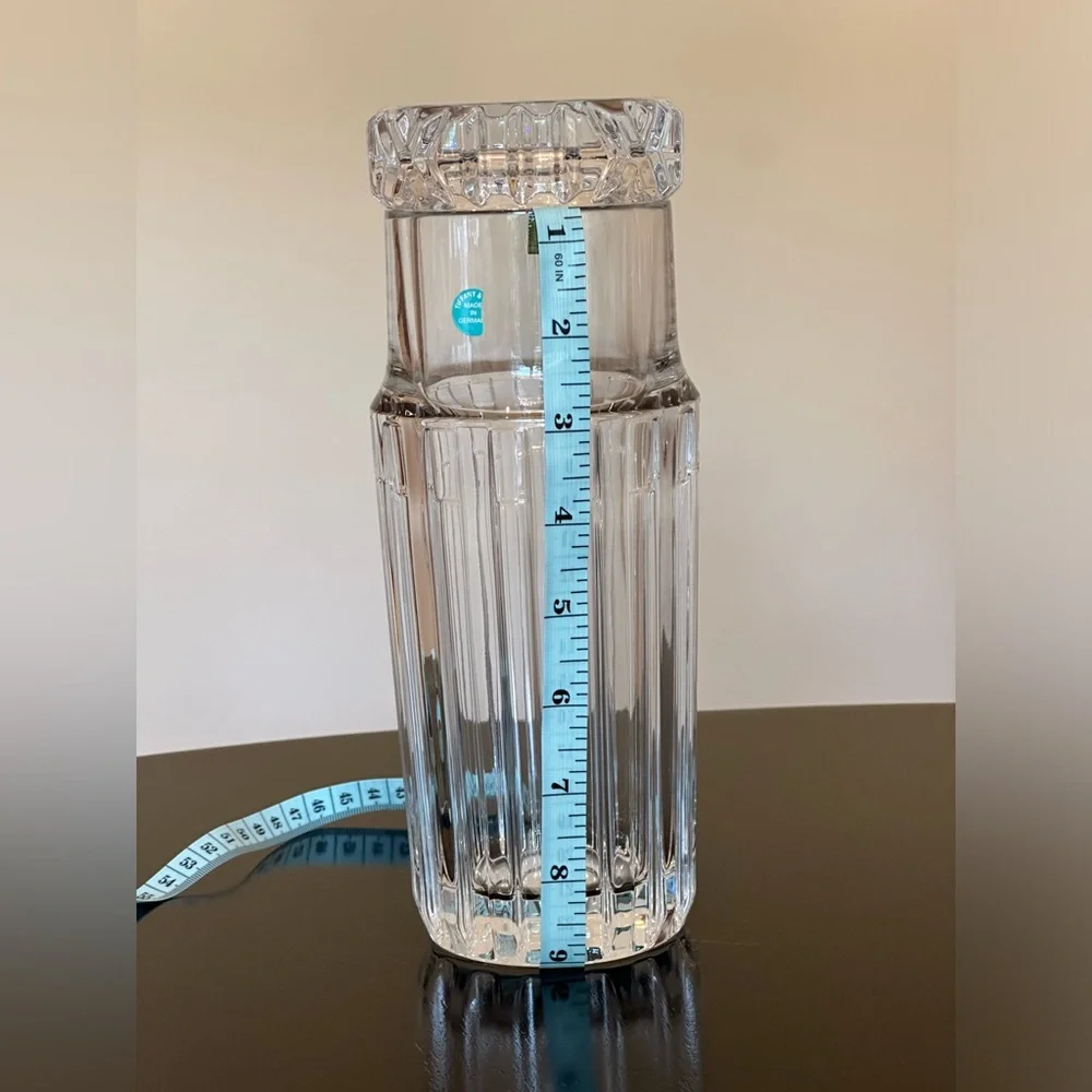 TIFFANY and co GLASS DECANTER tumbler crystalglassware